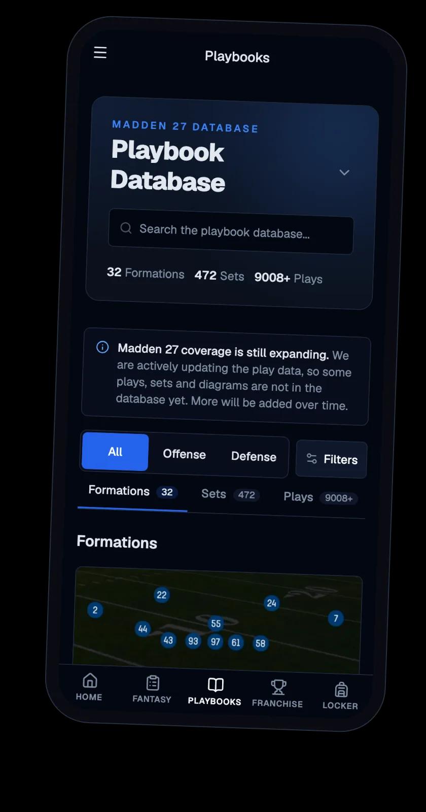 Playbook browser on a phone