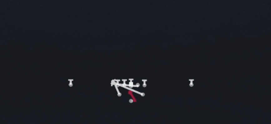 Play diagram for Counter Lead from Full House Normal Wide in Madden 27