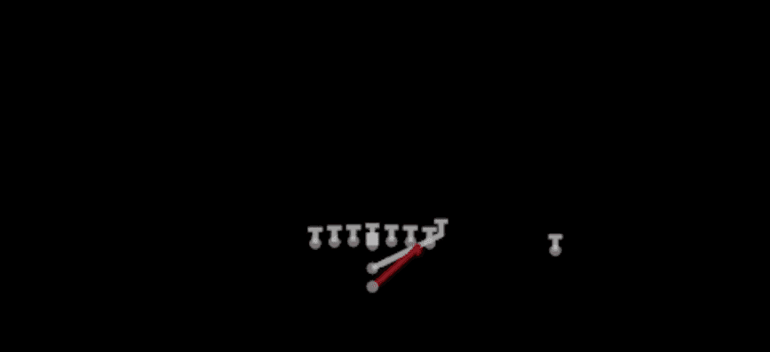 Play diagram for 26 Duo from I Form Tight in Madden 27