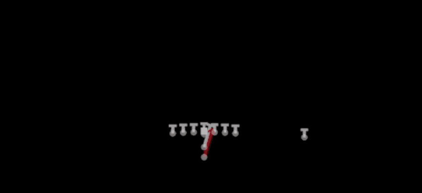 Play diagram for HB Iso from I Form Tight in Madden 27
