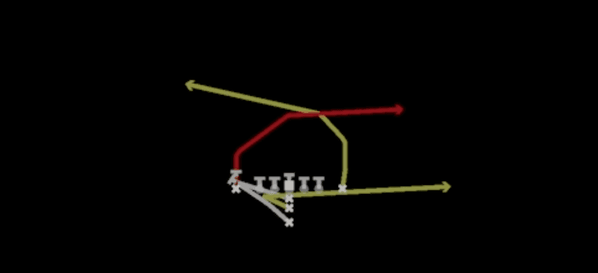 Play diagram for PA Boot Slide from Maryland I Tight Close in Madden 27