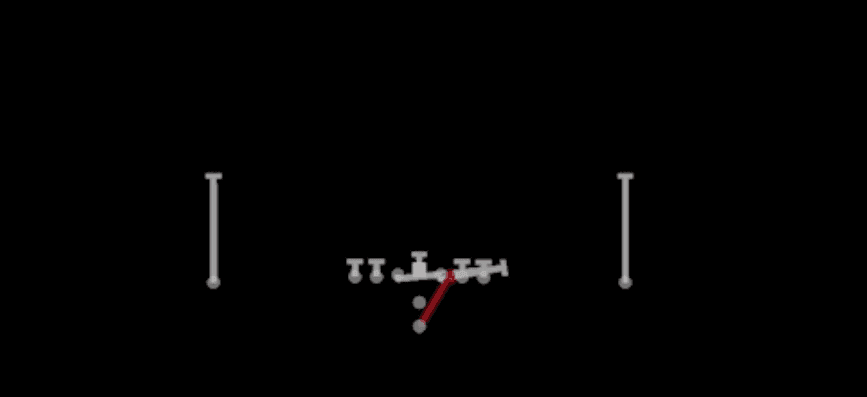 Play diagram for Strong Power from Pistol Ace in Madden 27