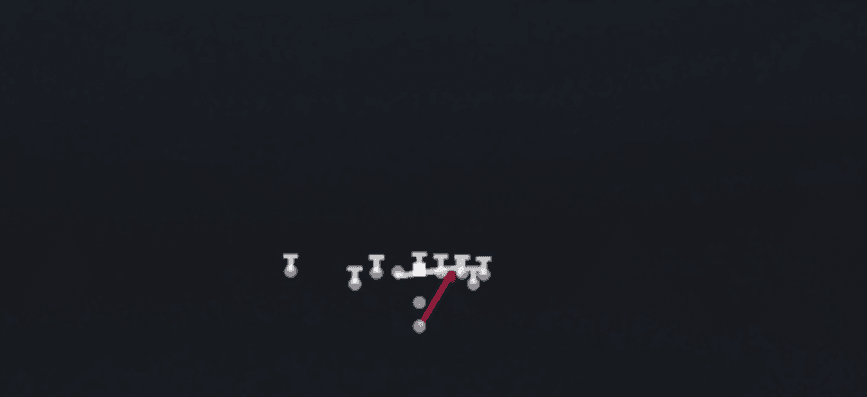 Play diagram for HB Power O from Pistol East Tight in Madden 27