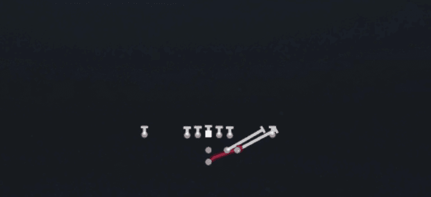 Play diagram for HB Stretch from Pistol Full House Over Close in Madden 27