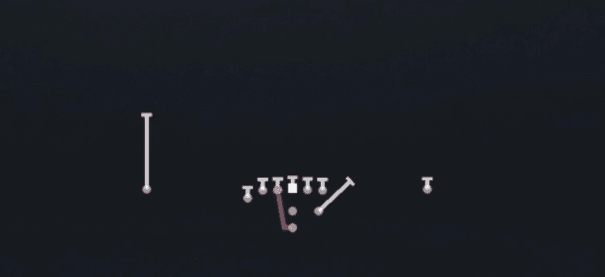 Play diagram for HB Dive Wk from Pistol Strong in Madden 27