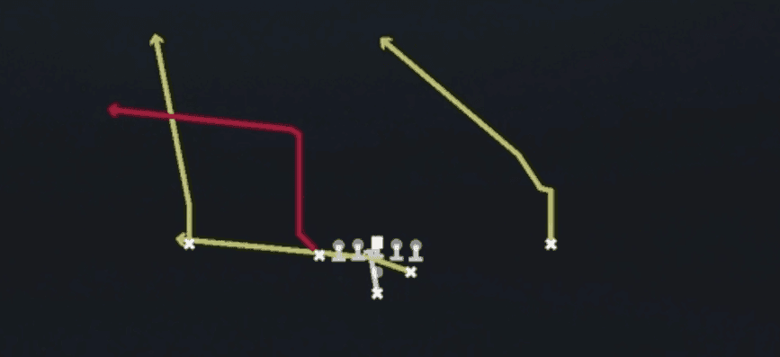 Play diagram for PA Corner HB Slip from Pistol Strong in Madden 27