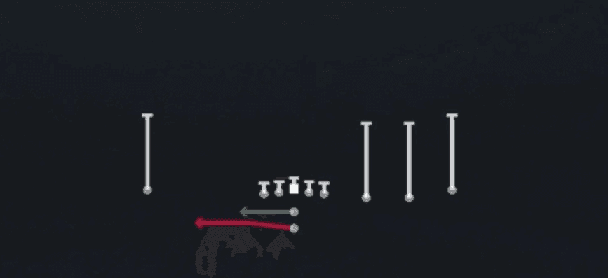 Play diagram for Speed Option Wk from Pistol Trips Open in Madden 27