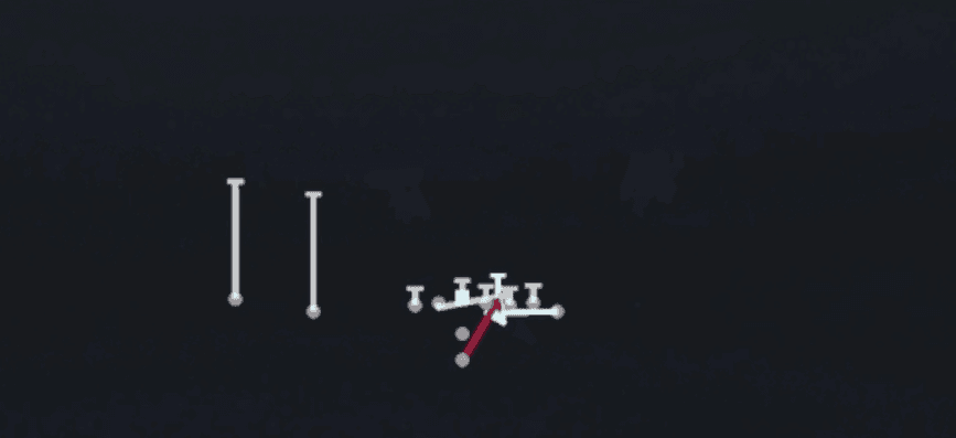 Play diagram for HB Power O from Pistol Wing Slot in Madden 27