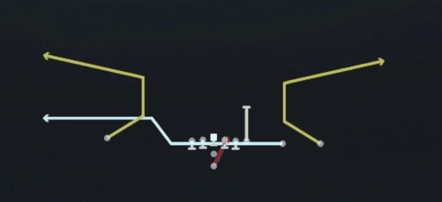 Play diagram for Mtn HB Draw from Pistol Y Trips in Madden 27