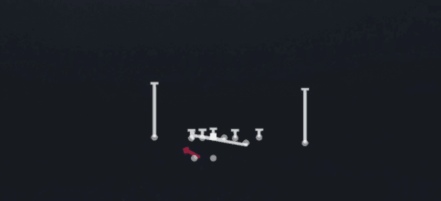Play diagram for Counter Y from Shotgun Box Y Off in Madden 27