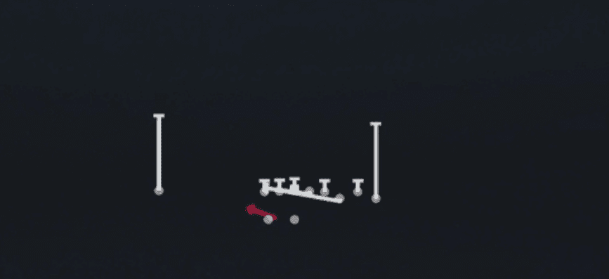 Play diagram for Counter Y from Shotgun Bunch in Madden 27