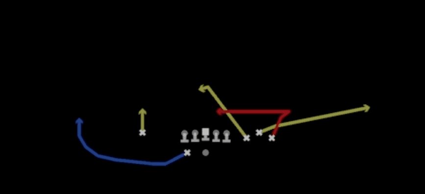 Play diagram for Z Swirl In from Shotgun Bunch Spread Nasty in Madden 27