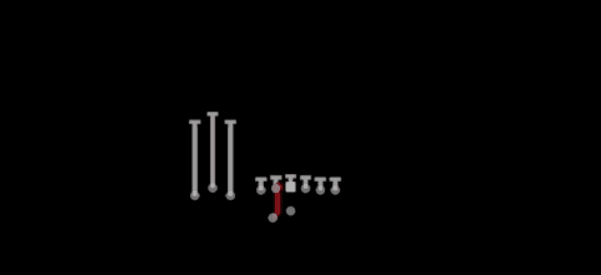 Play diagram for Duo from Shotgun Bunch TE Wk in Madden 27