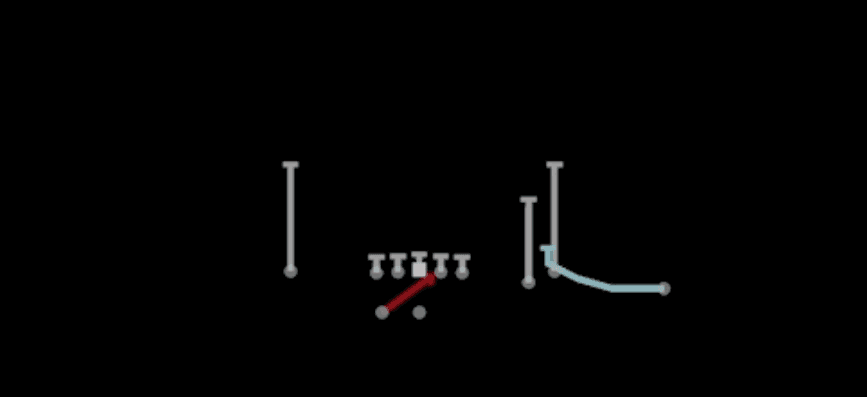Play diagram for Cheat Inside Zone from Shotgun Bunch Wide Nasty in Madden 27