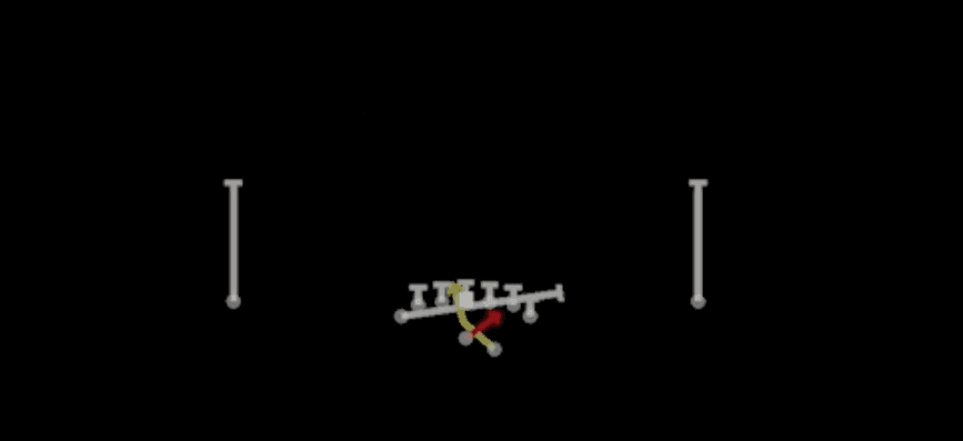 Play diagram for Lead Read Option from Shotgun Deuce in Madden 27