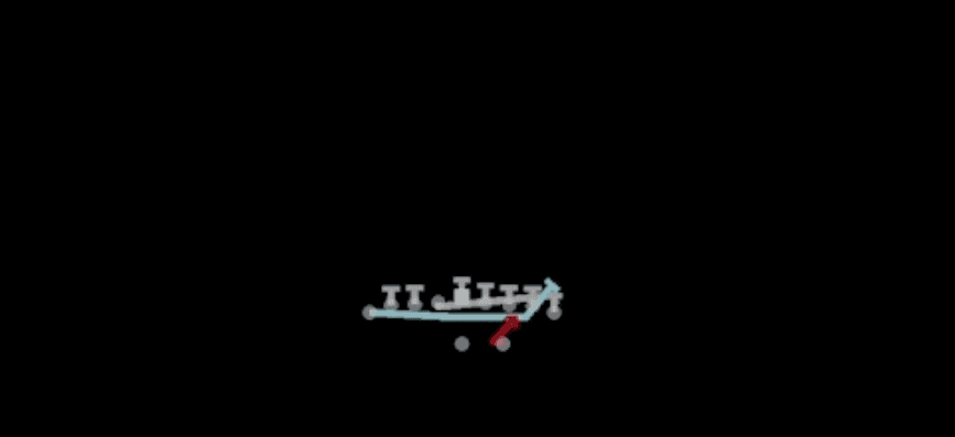 Play diagram for Mtn Counter from Shotgun Double Wing in Madden 27
