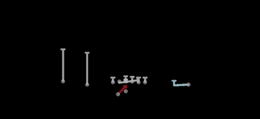 Play diagram for Mtn HB Base from Shotgun Doubles Offset Wk in Madden 27