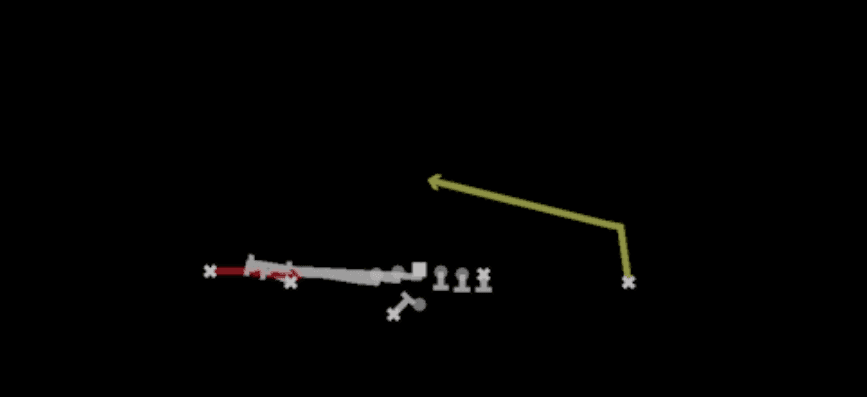 Play diagram for PA Jailbreak Screen from Shotgun Doubles Offset Wk in Madden 27
