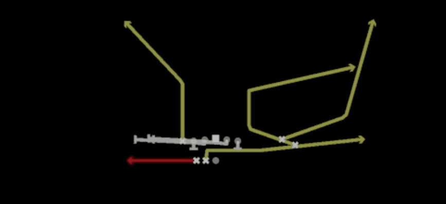 Play diagram for HB Slip Screen from Shotgun Go Go Twins Flex in Madden 27