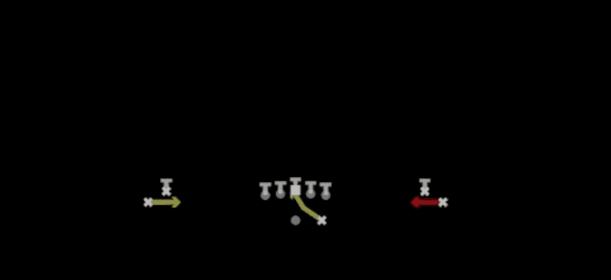 Play diagram for RPO Alert WR Screens from Shotgun Normal Flex Snug in Madden 27