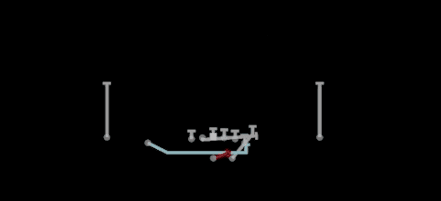 Play diagram for Fake Jet Pass Power from Shotgun Normal Y Off in Madden 27