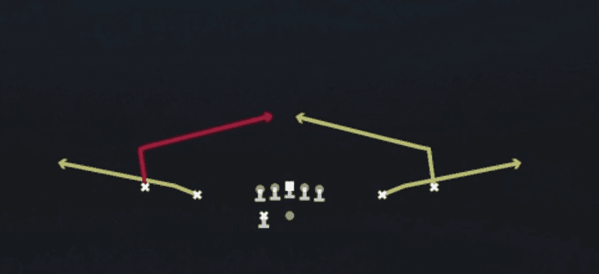 Play diagram for Quick Slants from Shotgun Spread Y-Slot Wk in Madden 27