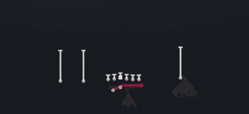 Play diagram for Outside Zone from Shotgun Tackle Over Trips in Madden 27