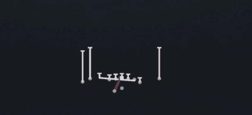 Play diagram for Tackle Trap from Shotgun Tight Y Off Wk in Madden 27