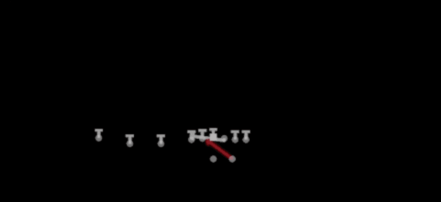 Play diagram for 45 Quick Base from Shotgun Trips TE in Madden 27