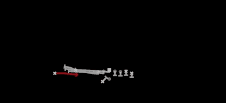 Play diagram for PA Jailbreak Screen from Shotgun Wing Flex Offset Wk in Madden 27