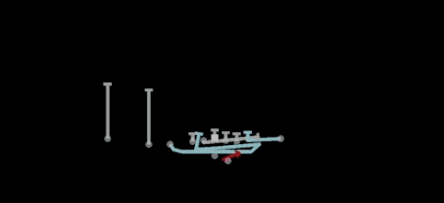 Play diagram for Dbl Mtn Counter Y from Shotgun Wing Slot Offset in Madden 27