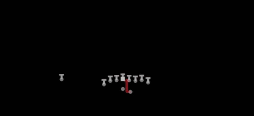 Play diagram for Z Close Duo from Shotgun Wing Slot Offset in Madden 27