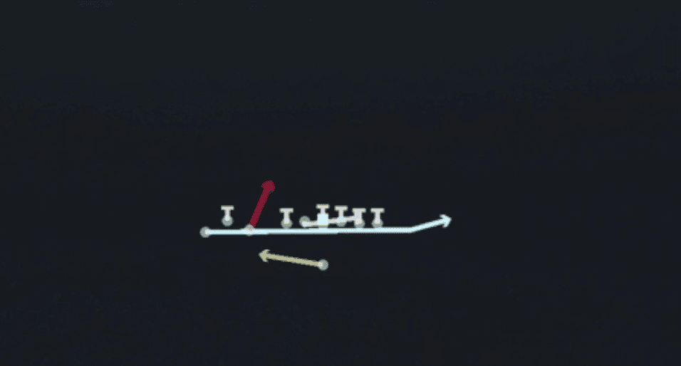 Play diagram for WR Power Fake Jet from Singleback Bunch TE in Madden 27