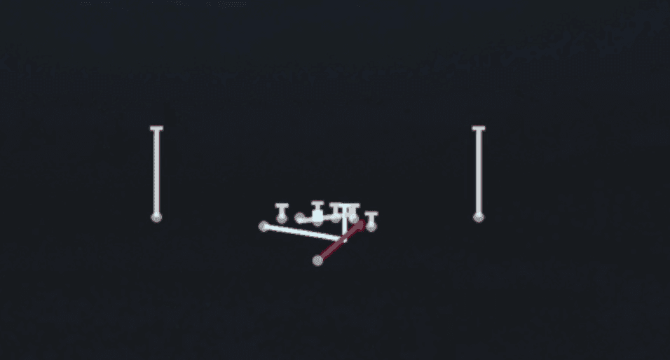 Play diagram for Power O from Singleback Deuce in Madden 27