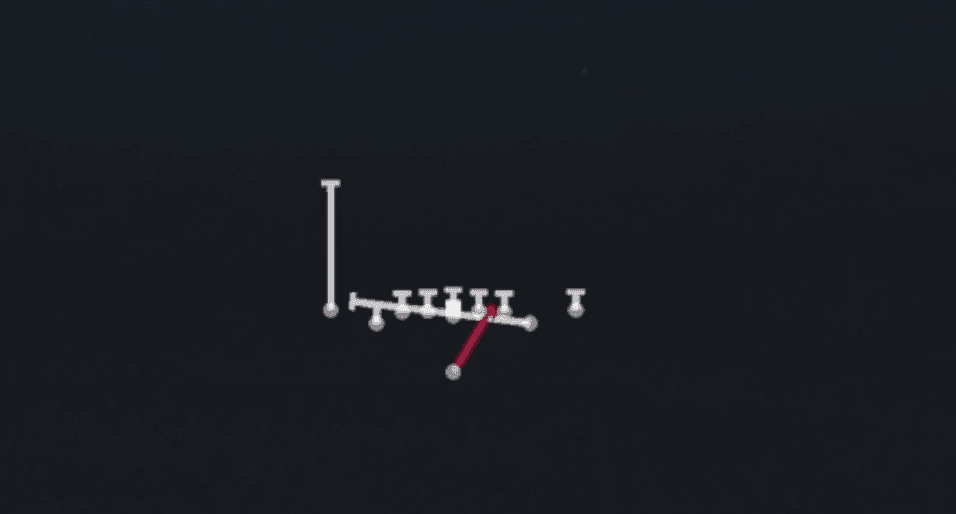 Play diagram for Inside Zone Split from Singleback Deuce Close in Madden 27