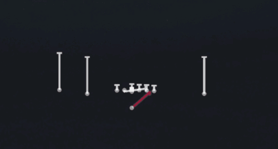Play diagram for HB Power O from Singleback Doubles in Madden 27
