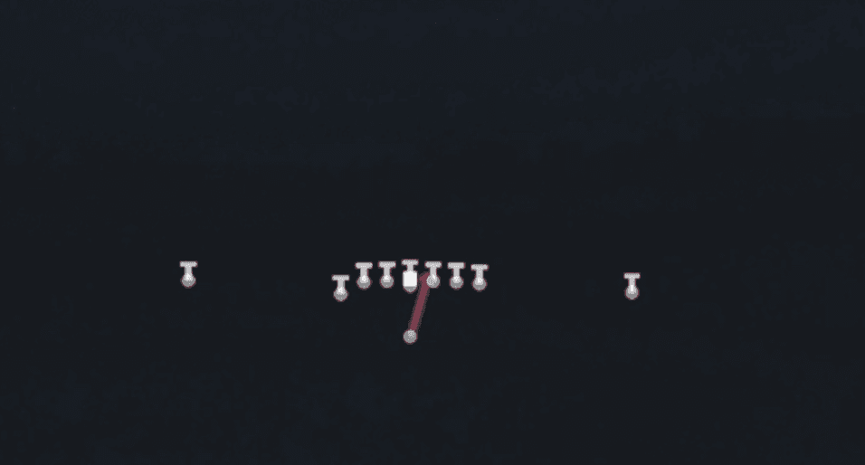Play diagram for HB Dive from Singleback U Off in Madden 27