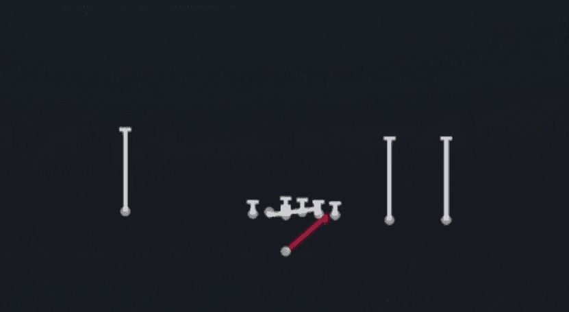 Play diagram for Power O from Singleback Y Trips TE Slot in Madden 27