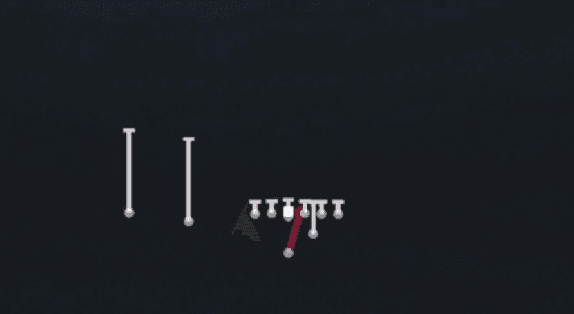 Play diagram for HB Dive from Strong I H Slot in Madden 27