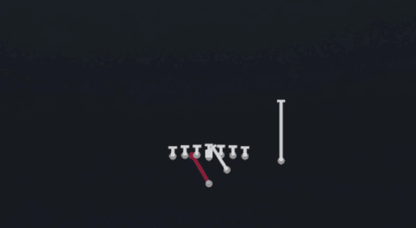 Play diagram for HB Blunt Dive from Strong I H Tight Close in Madden 27