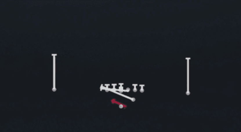 Play diagram for Counter Weak from Strong I Pro in Madden 27