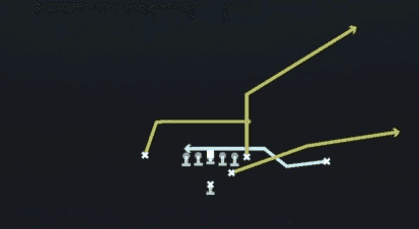 Play diagram for Mesh from Strong I Pro in Madden 27