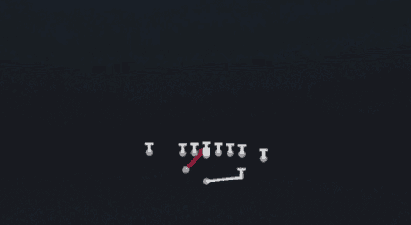 Play diagram for FB Dive from Weak I Close in Madden 27