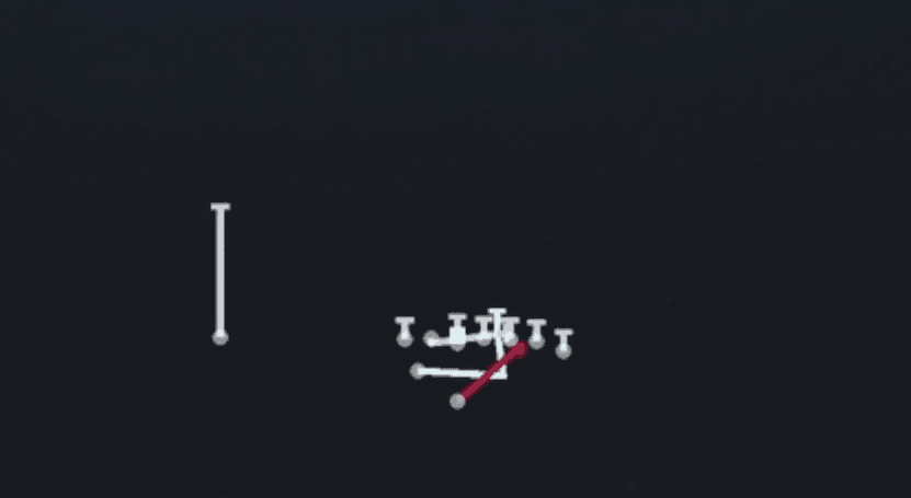 Play diagram for HB Power O from Weak I H Wing in Madden 27