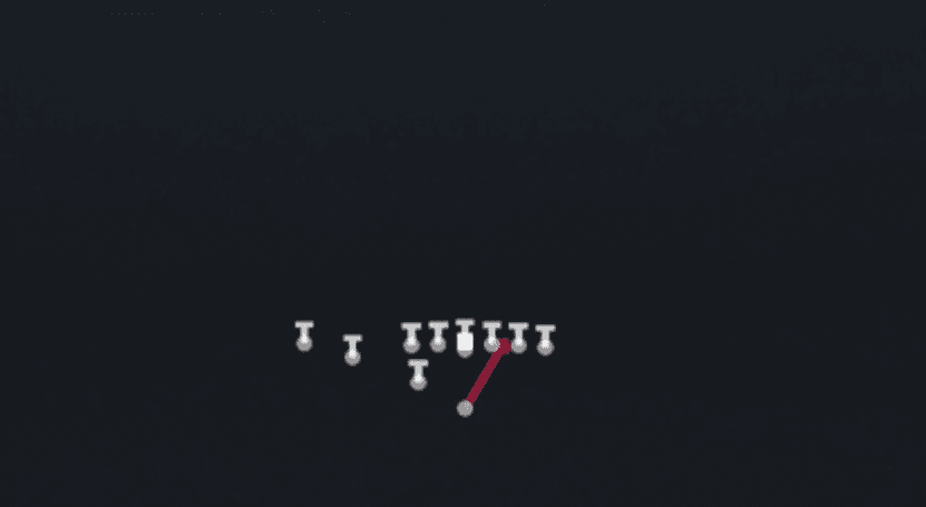 Play diagram for 94 Will from Weak I Slot Close in Madden 27