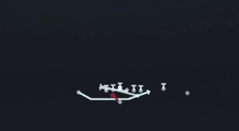 Play diagram for Counter from Wildcat Pro in Madden 27