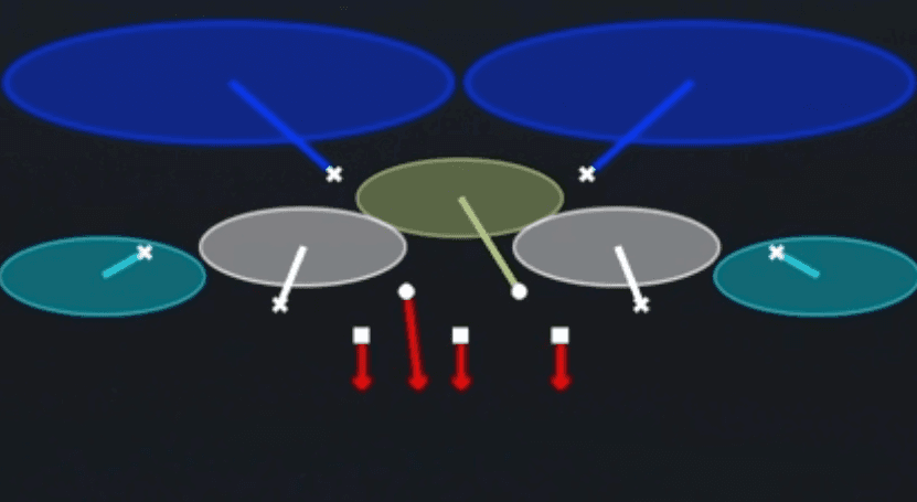 Play diagram for Tampa 2 from Dime 2-3-6 Will in Madden 27