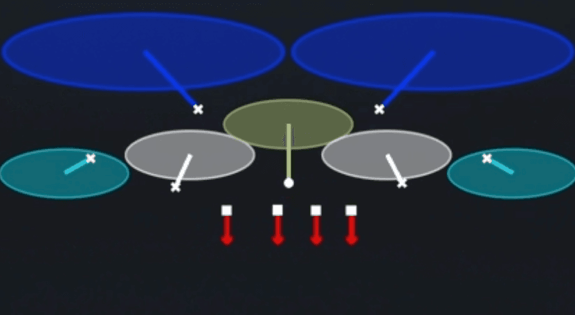 Play diagram for Tampa 2 from Dime Normal in Madden 27