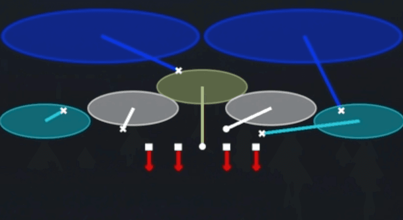 Play diagram for Cover 2 Invert from Nickel 3-3 Single Mug in Madden 27