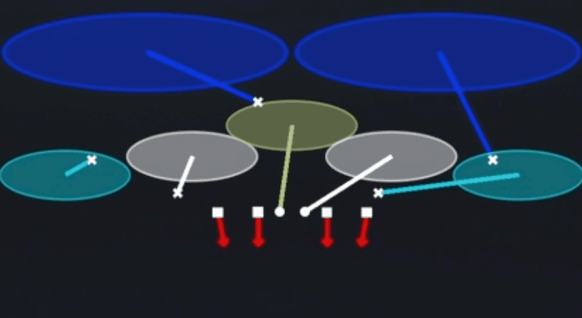 Play diagram for Cover 2 Invert from Nickel Double Mug in Madden 27